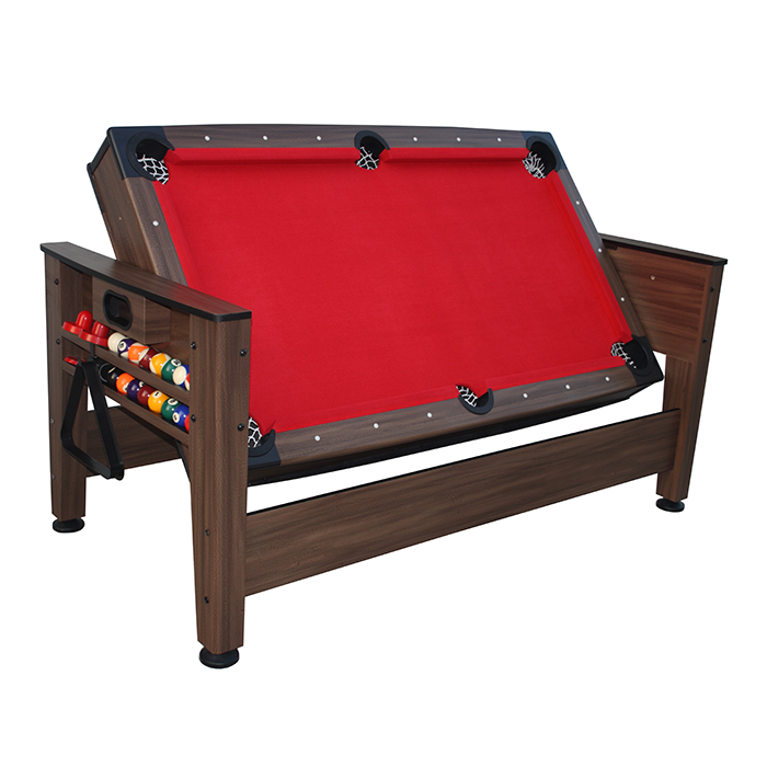 Mako Mania 6ft Pool and Air Hockey Table Mahogany - Image 9