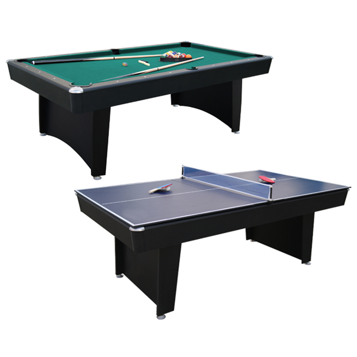 Mako Frenzy 7ft Pool & Table Tennis Table Black - Image 2