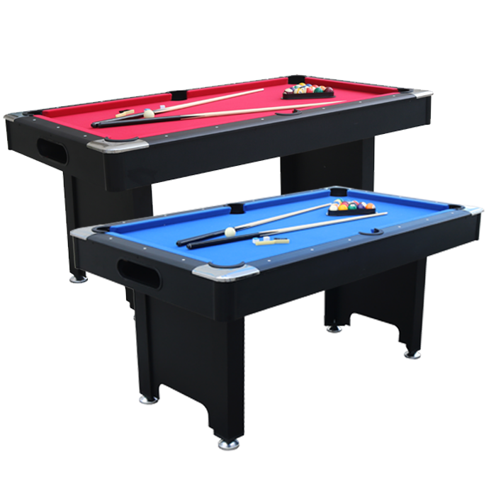Mako Bite 6ft Pool Table With Ball Return Black - Image 5