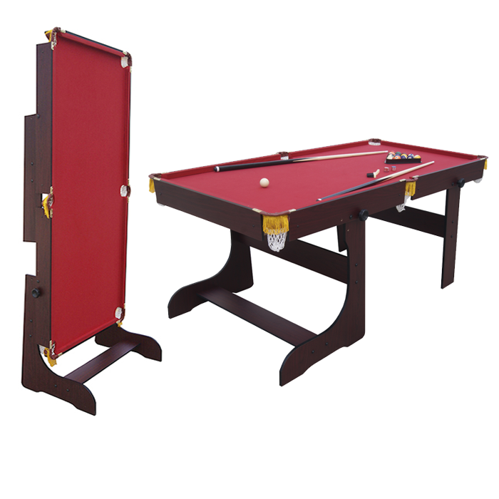 Tylt Excalibur 5ft Folding Pool Table Mahogany - Image 6