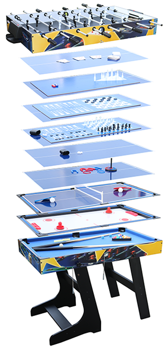 Tylt Folding Fun 12 In 1 Multi Games Table - Image 2