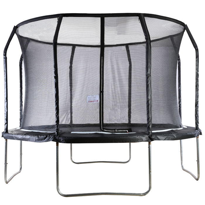 Mako Bounce 12ft Trampoline with Safety Enclosure Black