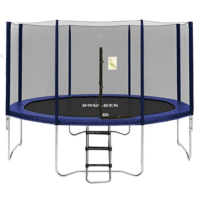 Maxo Boulder 14ft Round Trampoline with Enclosure