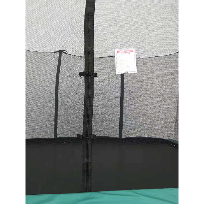 Mako Classic Green 8x 12ft Powder Coated Rectangular Trampoline & Safety Enclosure - Image 2