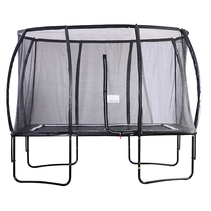 MAKO MAX 7x11ft Rectangular Trampoline with Safety Enclosure