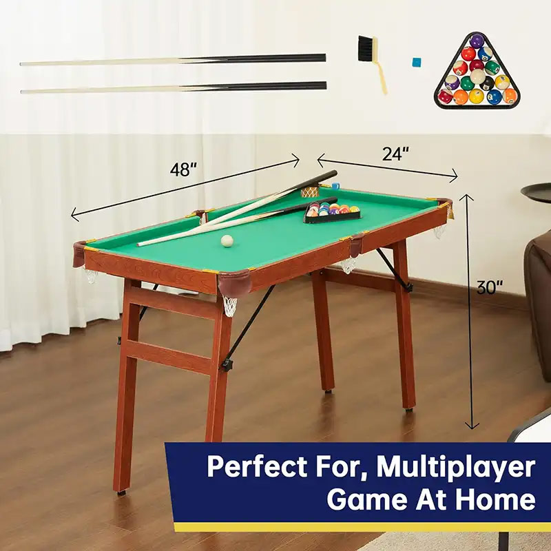 Mako 4ft Pool Table with Folding Legs - Image 3