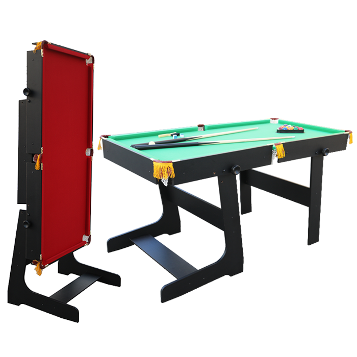 Tylt Merlin 6ft Folding Pool Table Black - Image 4