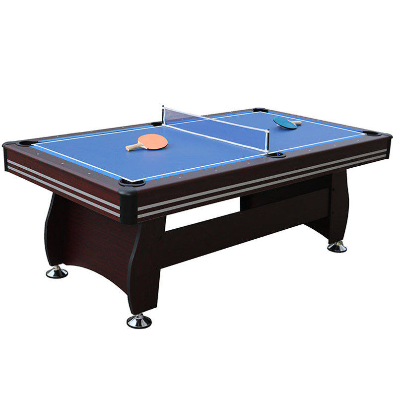 Mako 7ft Play Time 3 in 1 Games Table with Wood Grain Veneer Finish - Image 12