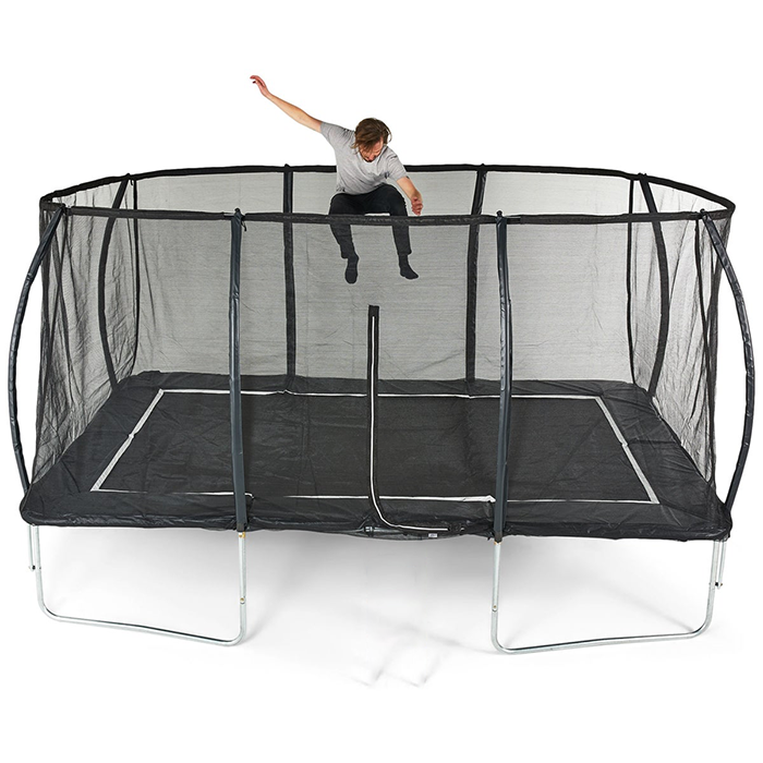 Mako Max 10x14ft Rectangular Trampoline with Safety Enclosure - Image 6