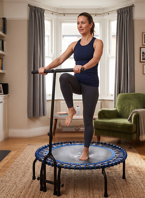 Mako 38-inch Fitness Trampoline - Free Edge Padding
